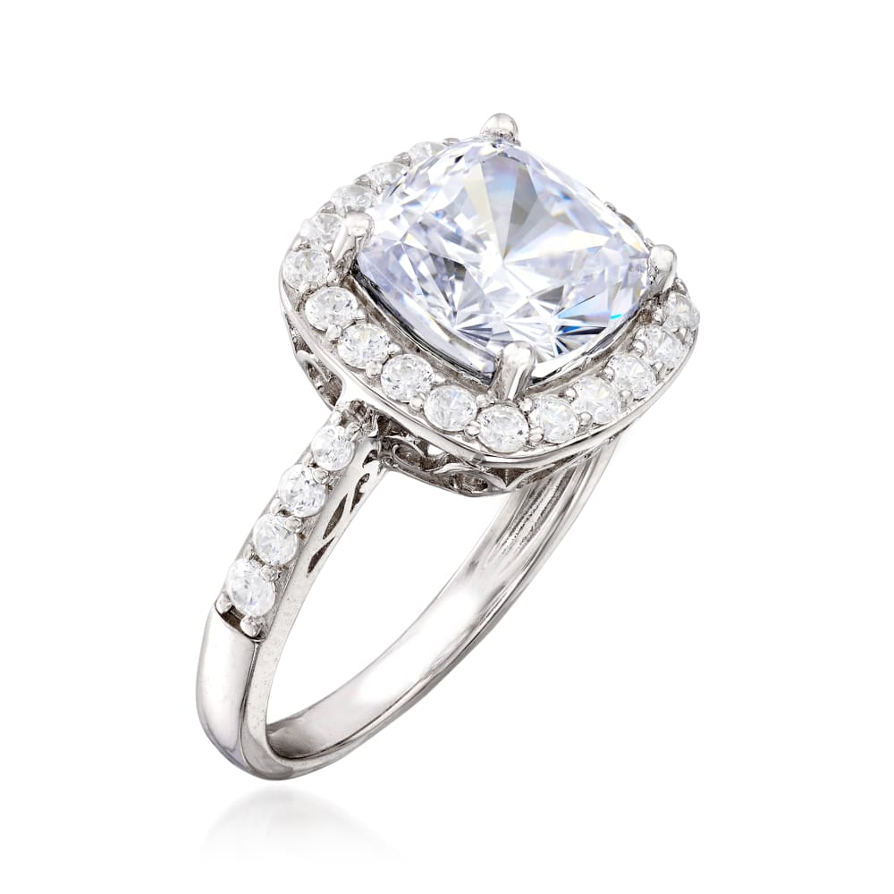 3.55 ct. t.w. CZ Ring in Sterling Silver | Ross-Simons