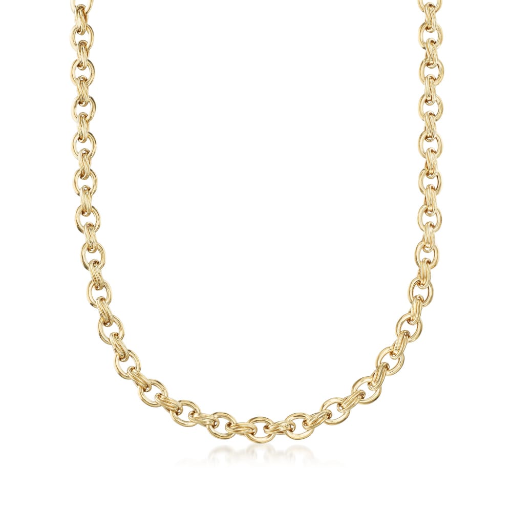13-14mm Cultured South Sea Pearl Pendant Necklace with .60 ct. t.w.  Diamonds in 18kt Yellow Gold. 18