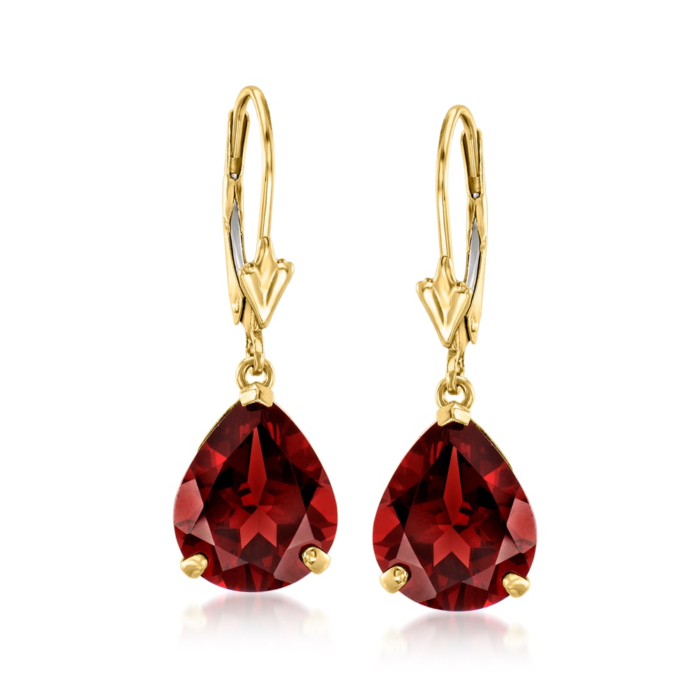 Ross simons garnet shop earrings