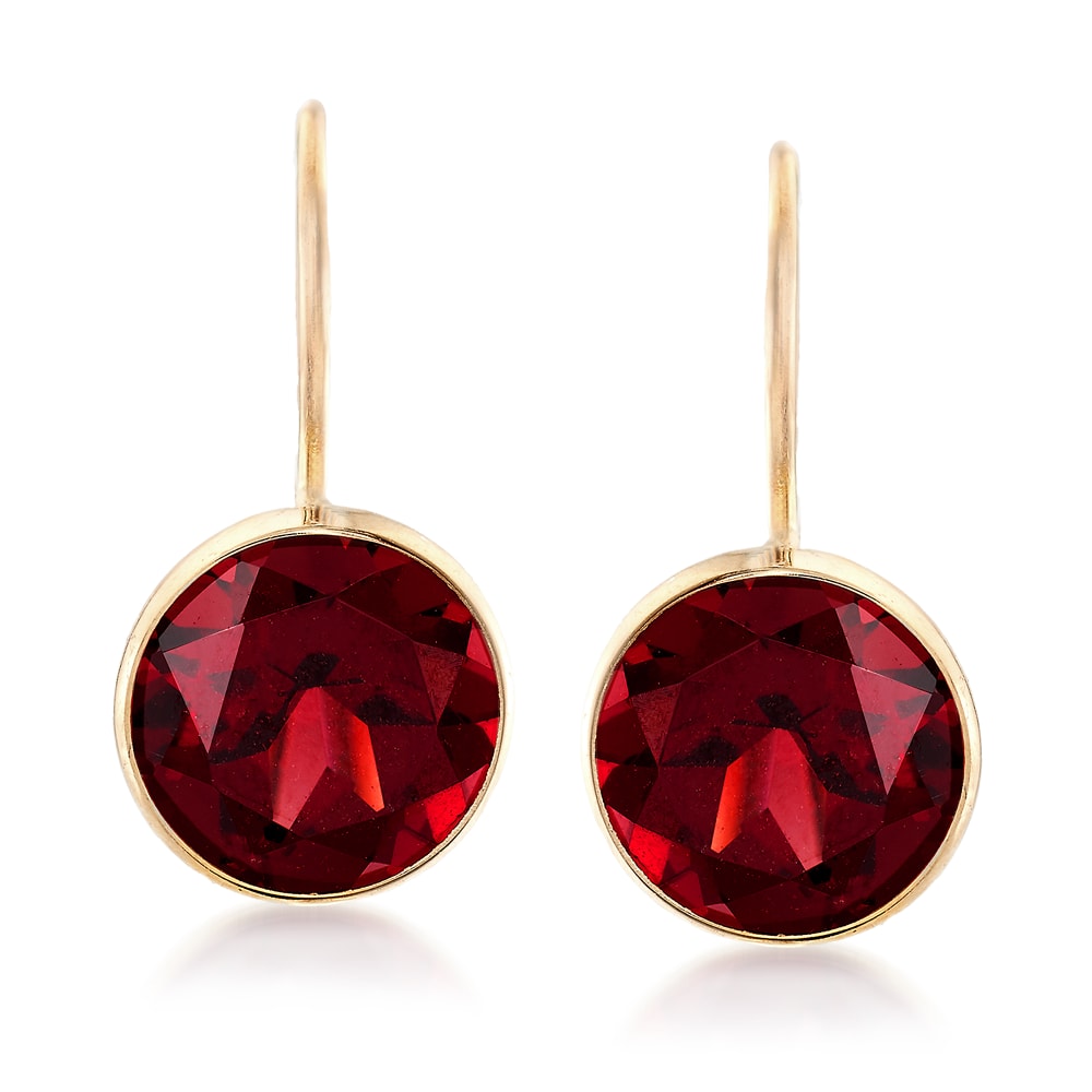 Ross simons new arrivals garnet earrings