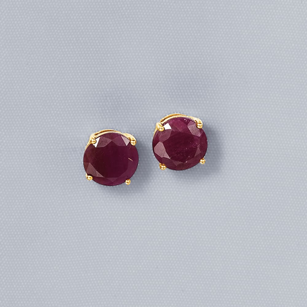 Ross simons ruby shop earrings