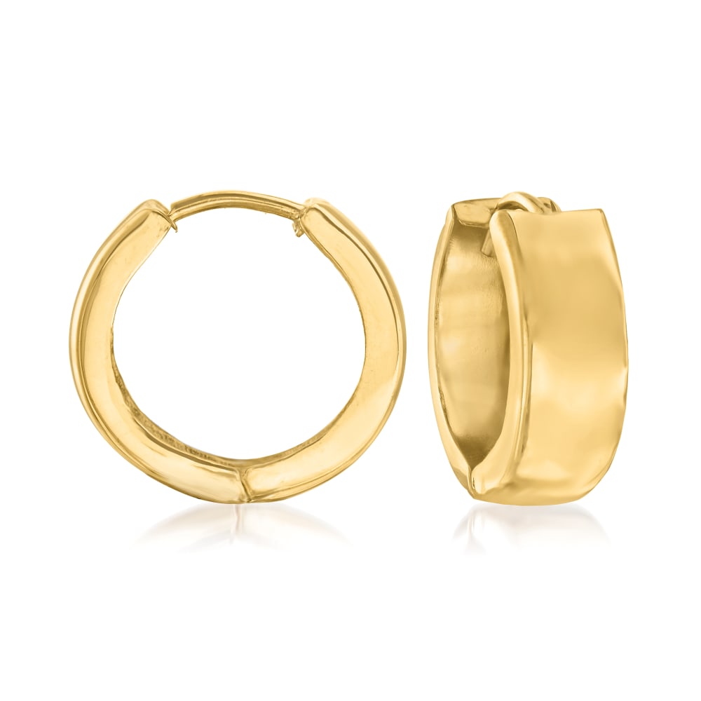 Love letter H 18ct Yellow-Gold Single Hoop Earring