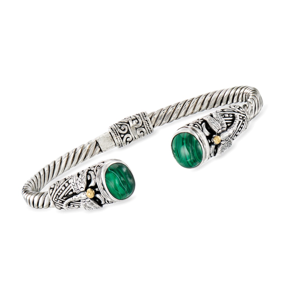Sterling silver top dragonfly cuff bracelet