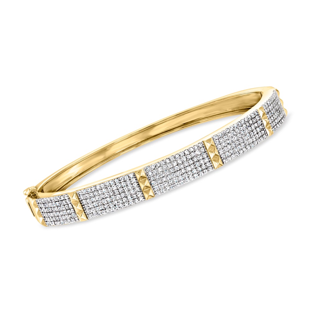 0.25 Carat (ctw) Round White Diamond Studded Infinity & Heart Ladies  Bracelet 1/4 CT 10K Yellow Gold