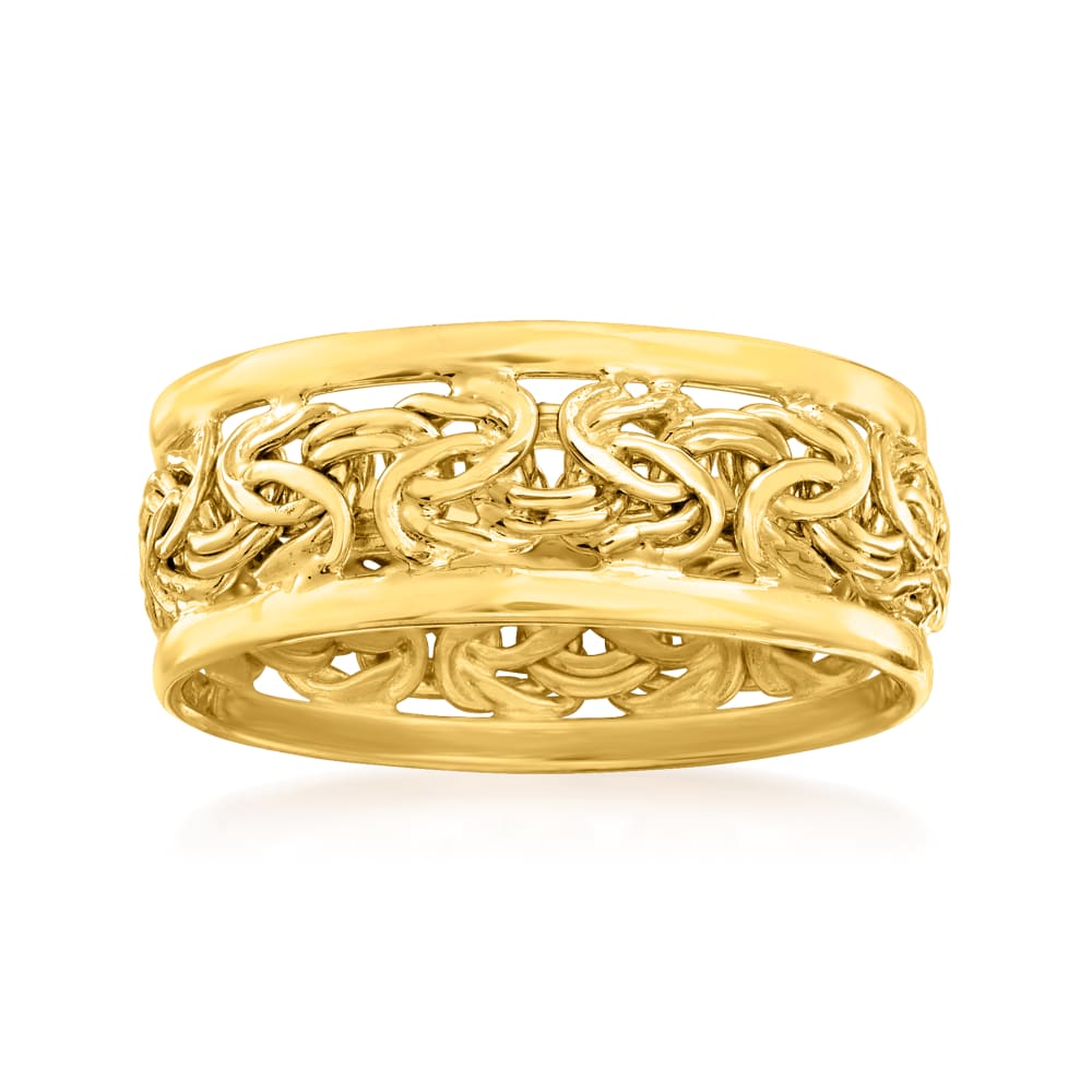 stopverf leerling Merchandising 18kt Gold Over Sterling Byzantine Ring | Ross-Simons