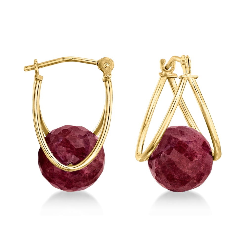 Ross simons deals ruby earrings