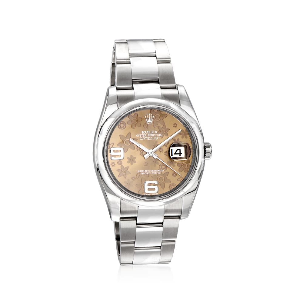Pre Owned Rolex Datejust Women s 36mm Automatic Stainless Steel
