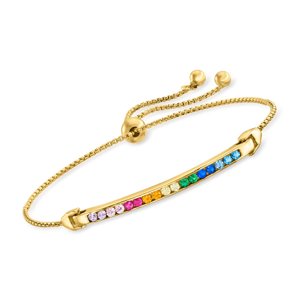Gemstone shop bolo bracelet