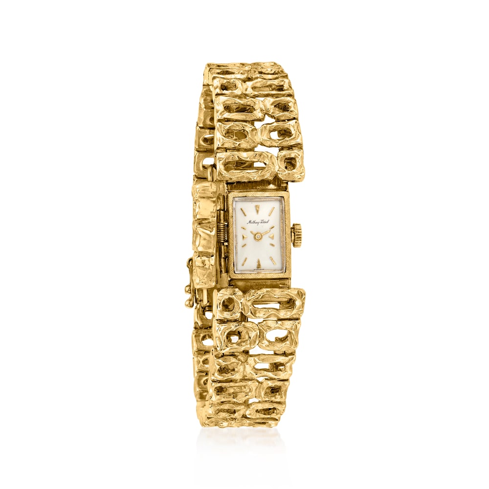 C. 1960 Vintage Tissot 14kt Yellow Gold Watch Ross Simons