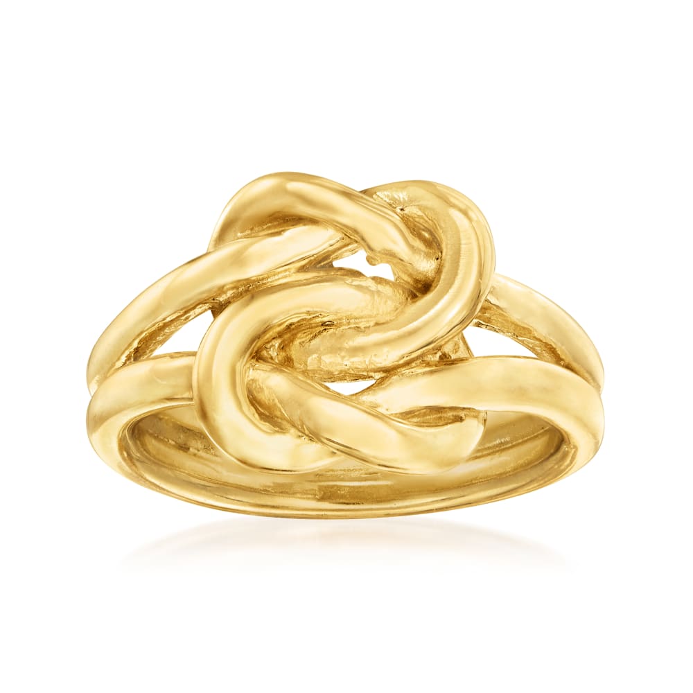 Italian 14K Yellow Gold 1.0 Ct White Sapphire Diamond Engagement Ring  Wedding Ring R280-14KYGDWS | Caravaggio Jewelry
