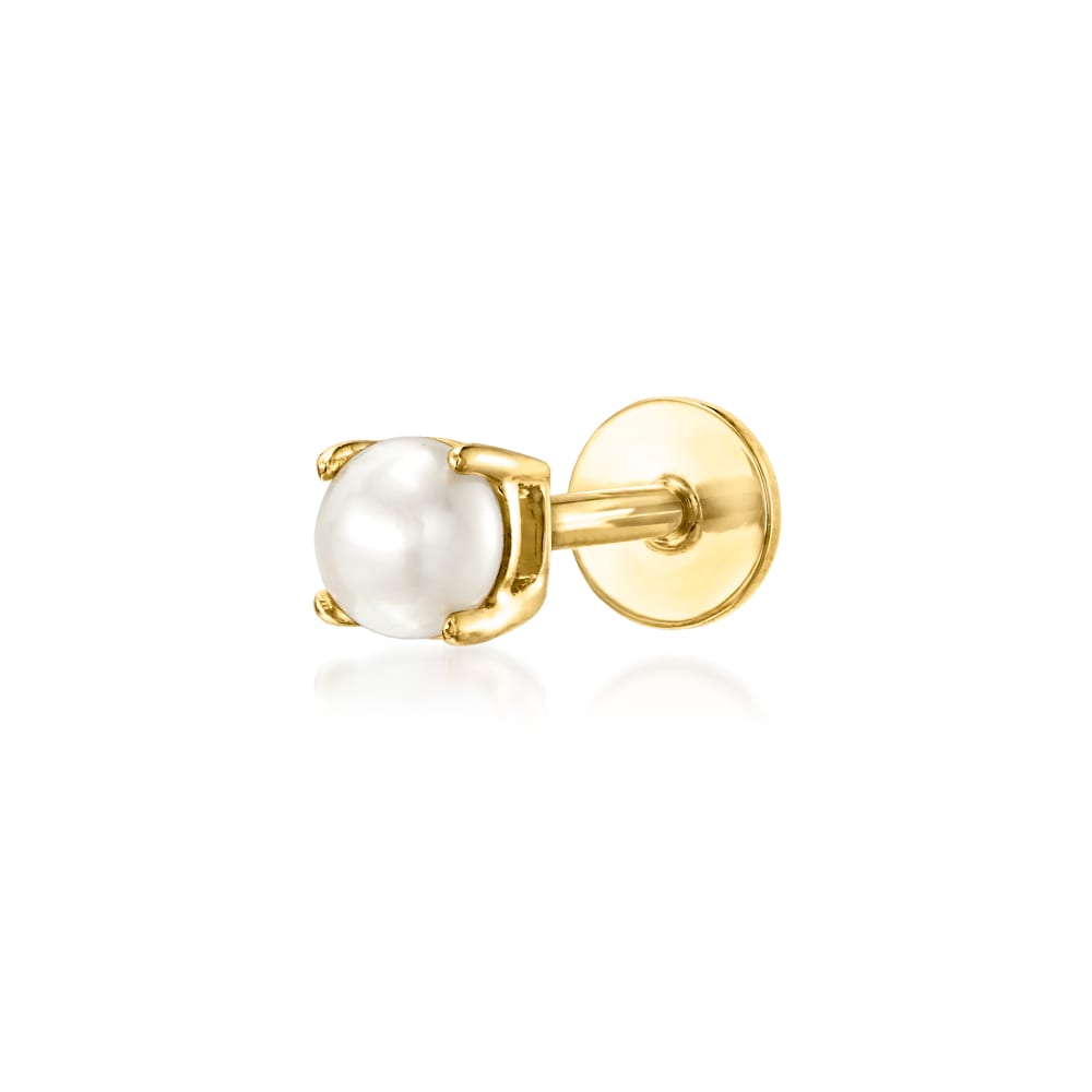 3 Pair Set 14k Yellow Gold Ball Stud Earrings 3mm, 4mm, 5mm with Secur –  Art and Molly