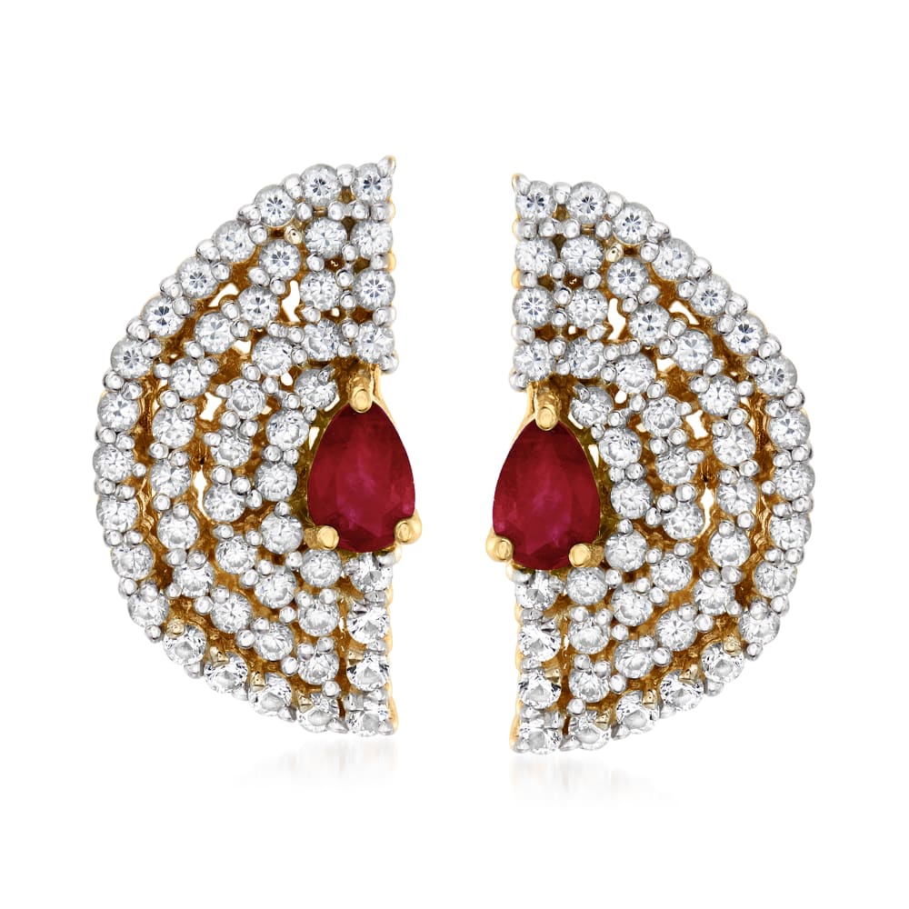 Ross simons store ruby earrings