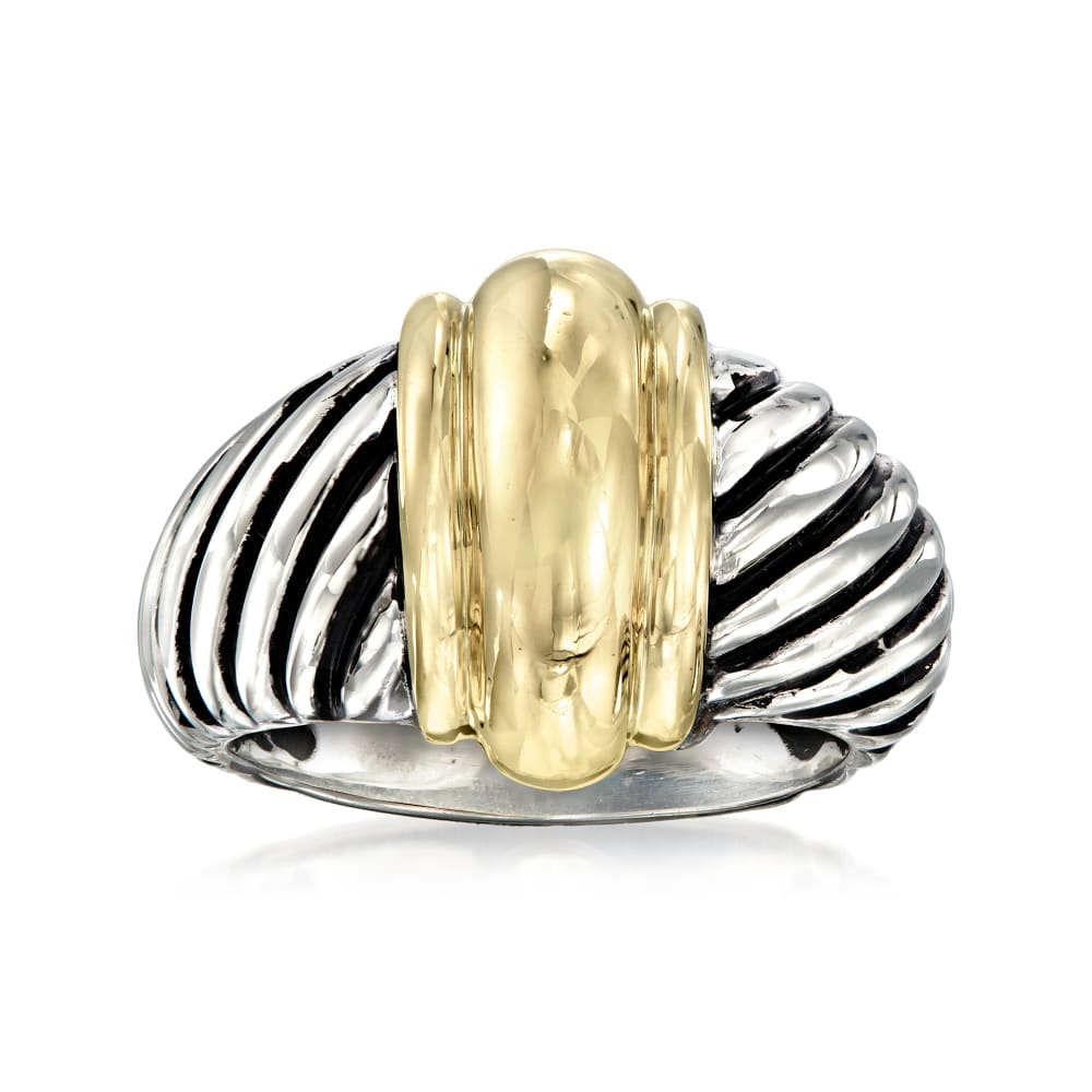 David yurman shop gold dome ring