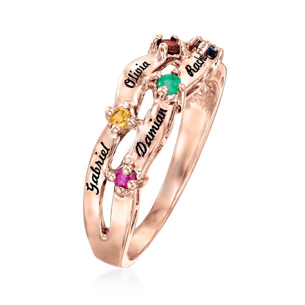 Two row outlet name ring