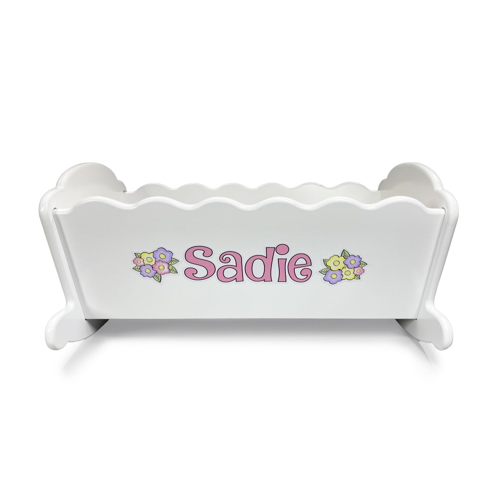 Personalized doll cradle new arrivals
