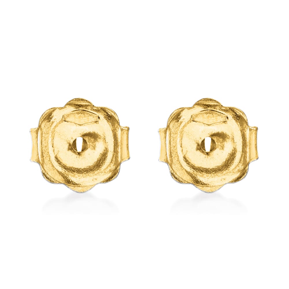Italian 14kt Yellow Gold Large 7mm Earring Backings | Ross-Simons