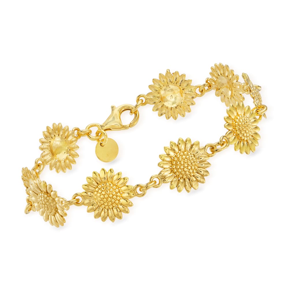 Share 84+ gold sunflower bracelet super hot - ceg.edu.vn