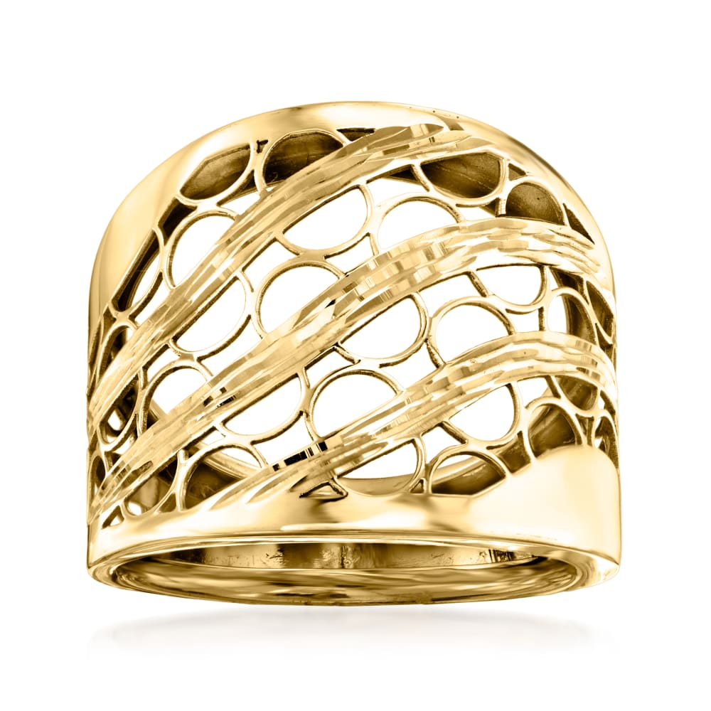 Buy ADMIER Gold plated Brass cutwork shiny finger band challa Fashion  finger ring Men Women Online at Best Prices in India - JioMart.