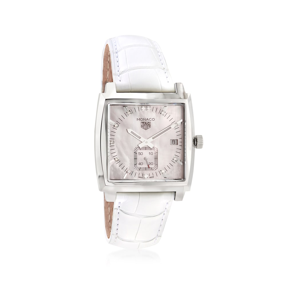 TAG Heuer Monaco Women s 37mm Stainless Steel Watch with