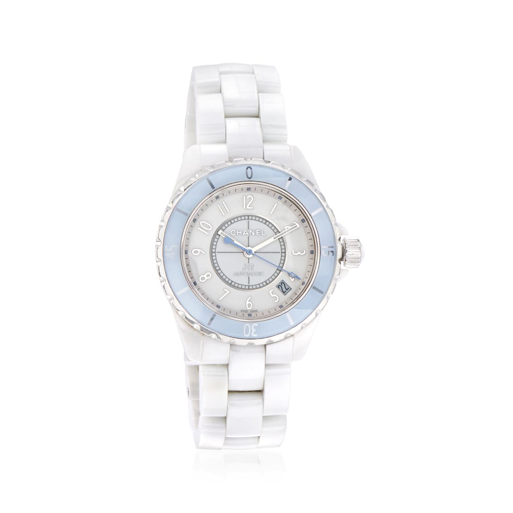 Pre-Owned Chanel J12 Women's 38mm Automatic White Ceramic