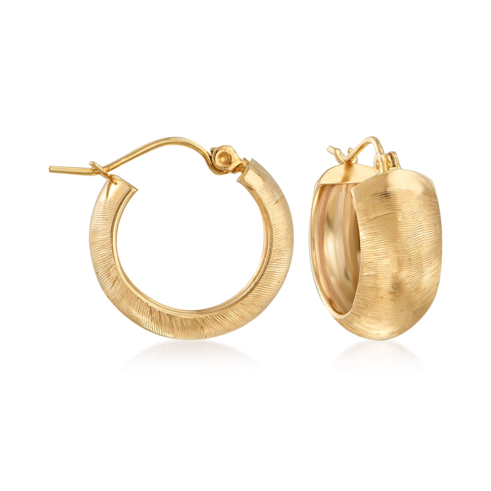 Ross simons shop huggie earrings