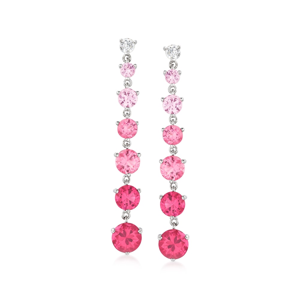 Women's Pink Earrings Accessories Pink Diamond Pink Drop Pear Shape  PinkSeries Fashion Earrings Trend 2023 New - Walmart.com
