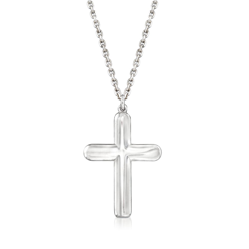 Effy Sterling Silver & Black Spinel Cross Pendant Necklace on SALE | Saks  OFF 5TH | Cross pendant necklace, Cross pendant, Sterling silver cross  pendant