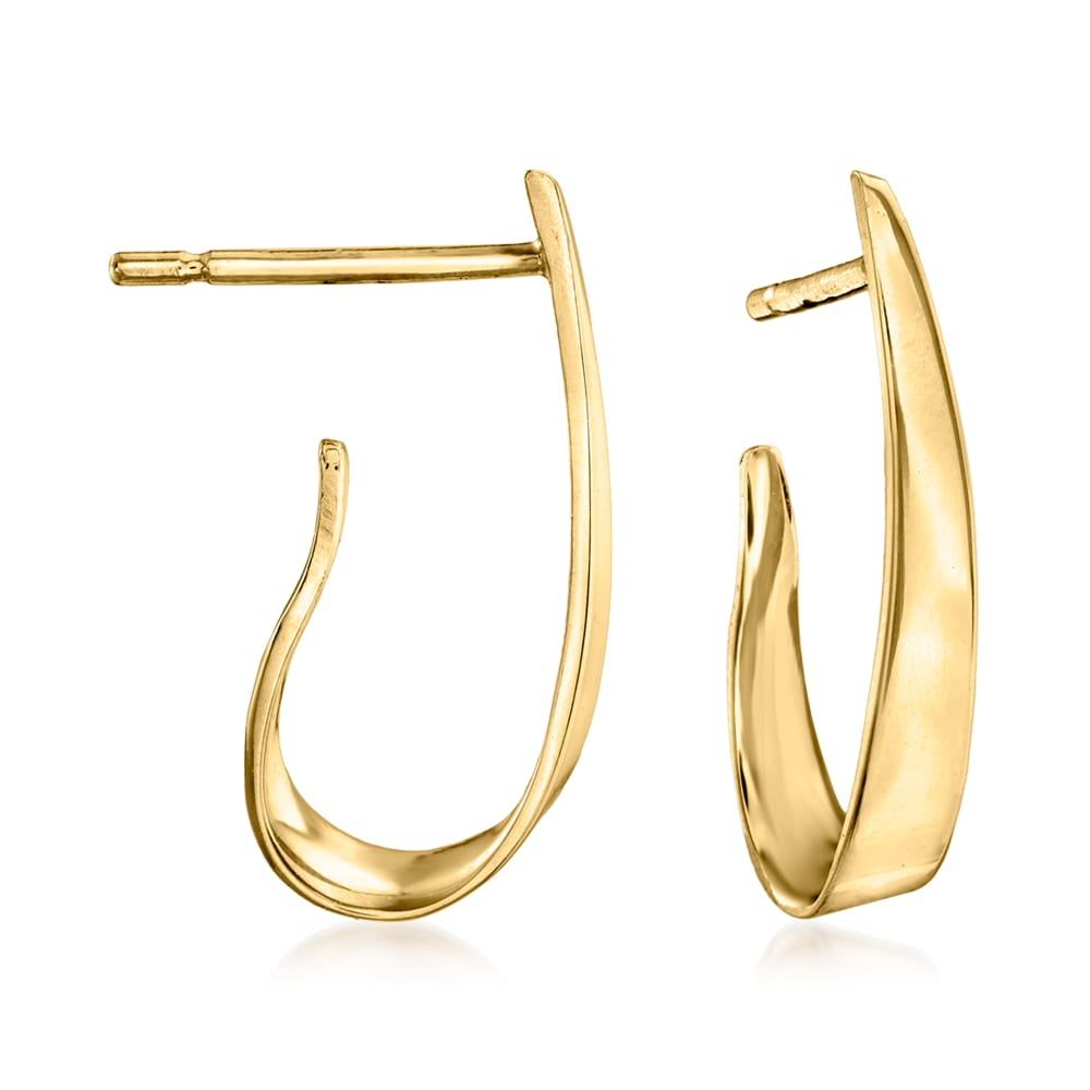 Ross simons 14k shop gold hoop earrings
