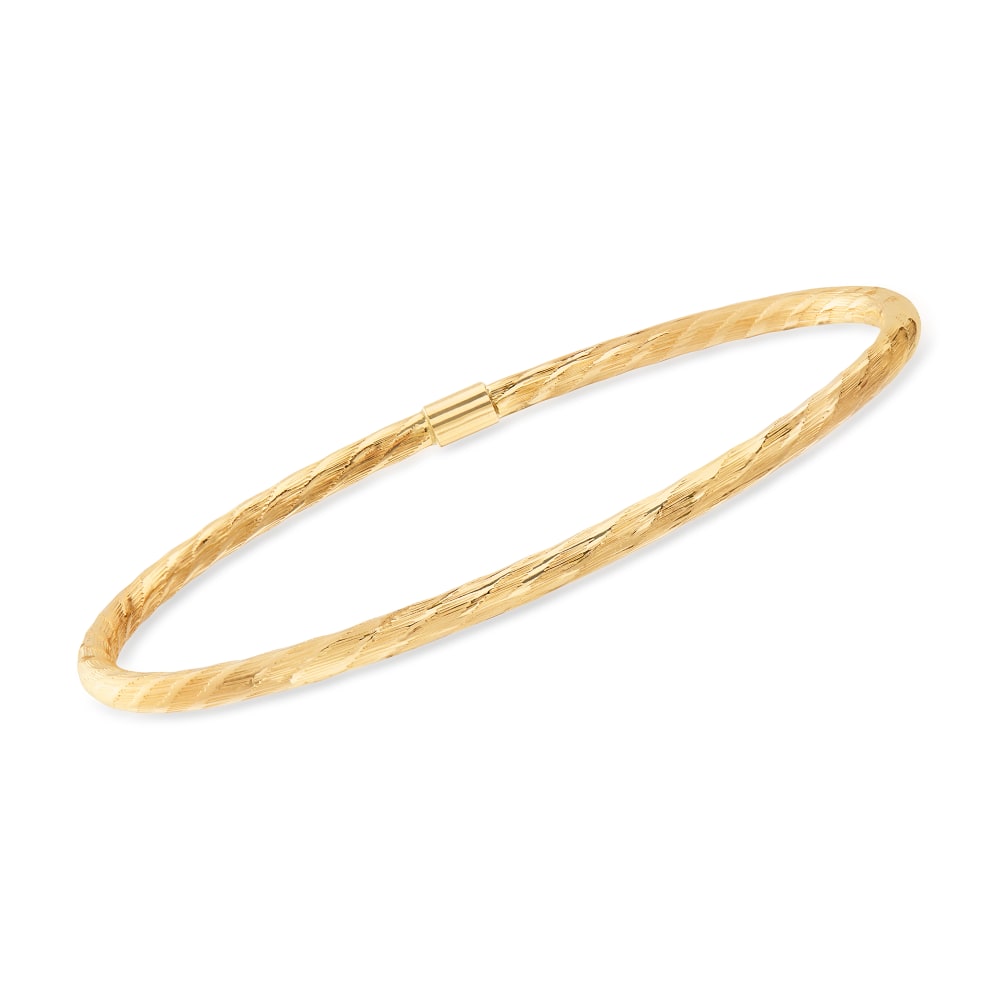 Italian 14kt Yellow Gold Magnetic Clasp Converter with Safety