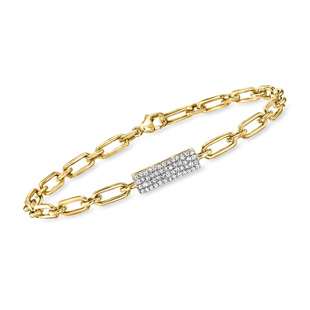 Ross simons paper clip bracelet hotsell