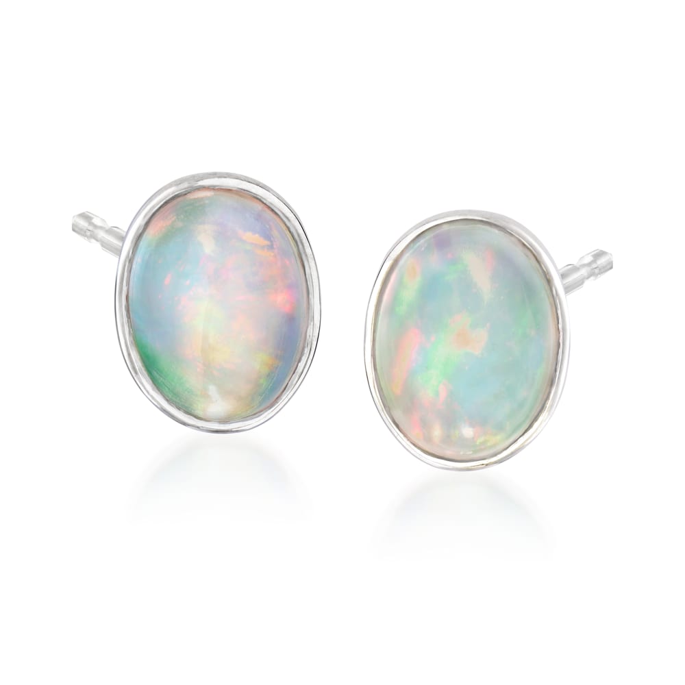 Marquise Stud Earrings Created Opal 925 Sterling Silver 20mm  Black  Tone Lab Created White Opal  Marquise stud earrings Sterling 925 sterling  silver