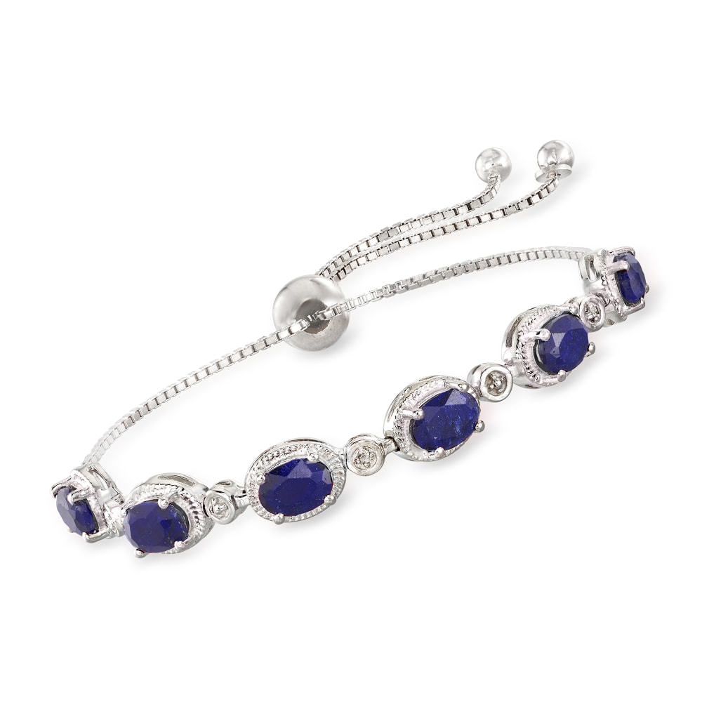 Blue sapphire bolo hot sale bracelet