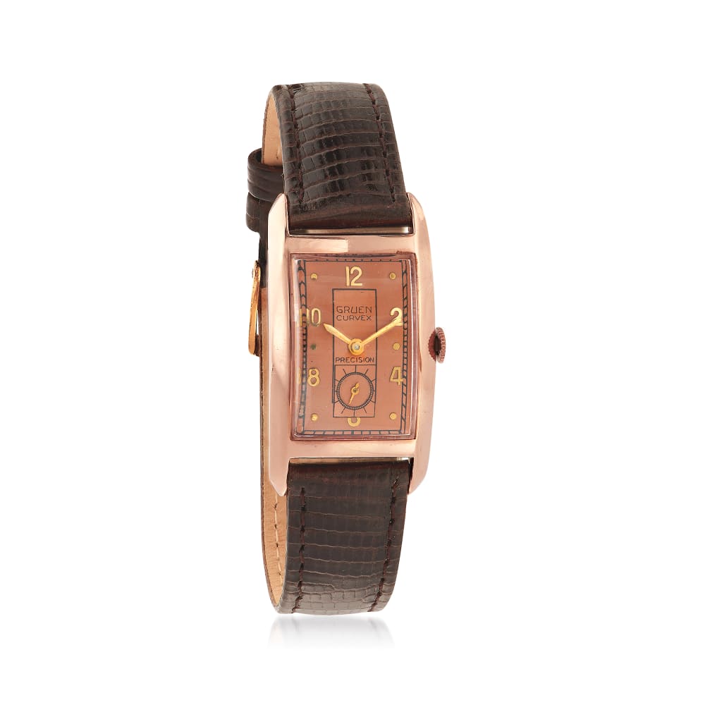 Gruen curvex watch clearance value