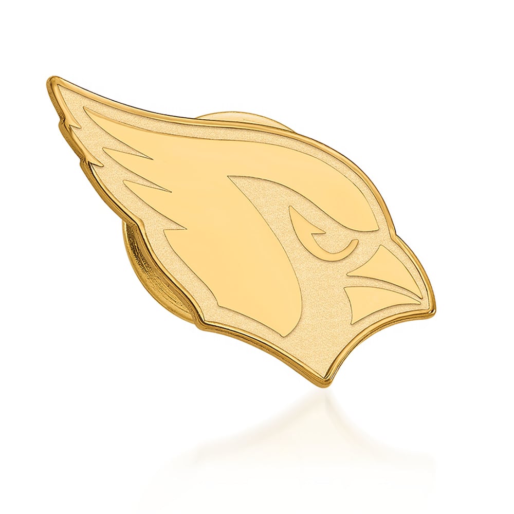 14kt Yellow Gold NFL Arizona Cardinals Lapel Pin