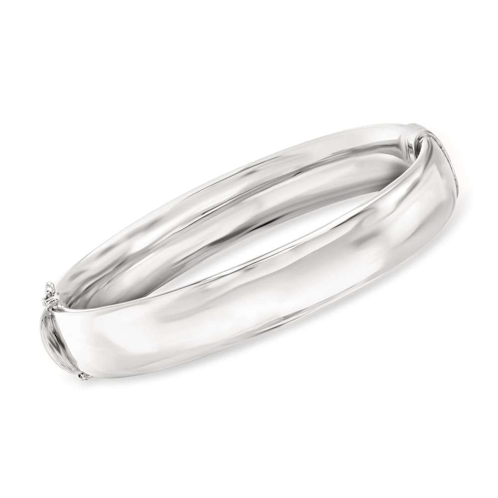 Cable Edge Stacking Strong .925Sterling Silver Bangle Bracelet 3MM -  Walmart.com