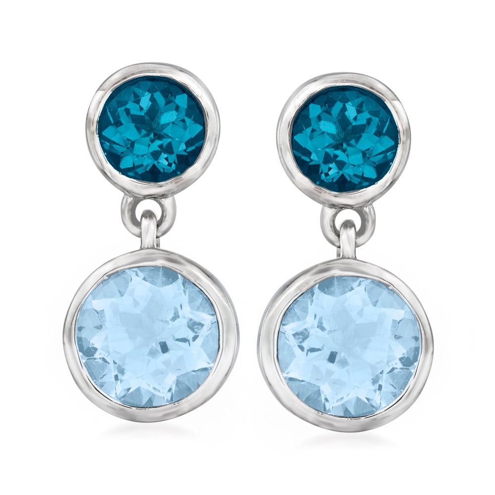Ross simons blue topaz earrings top