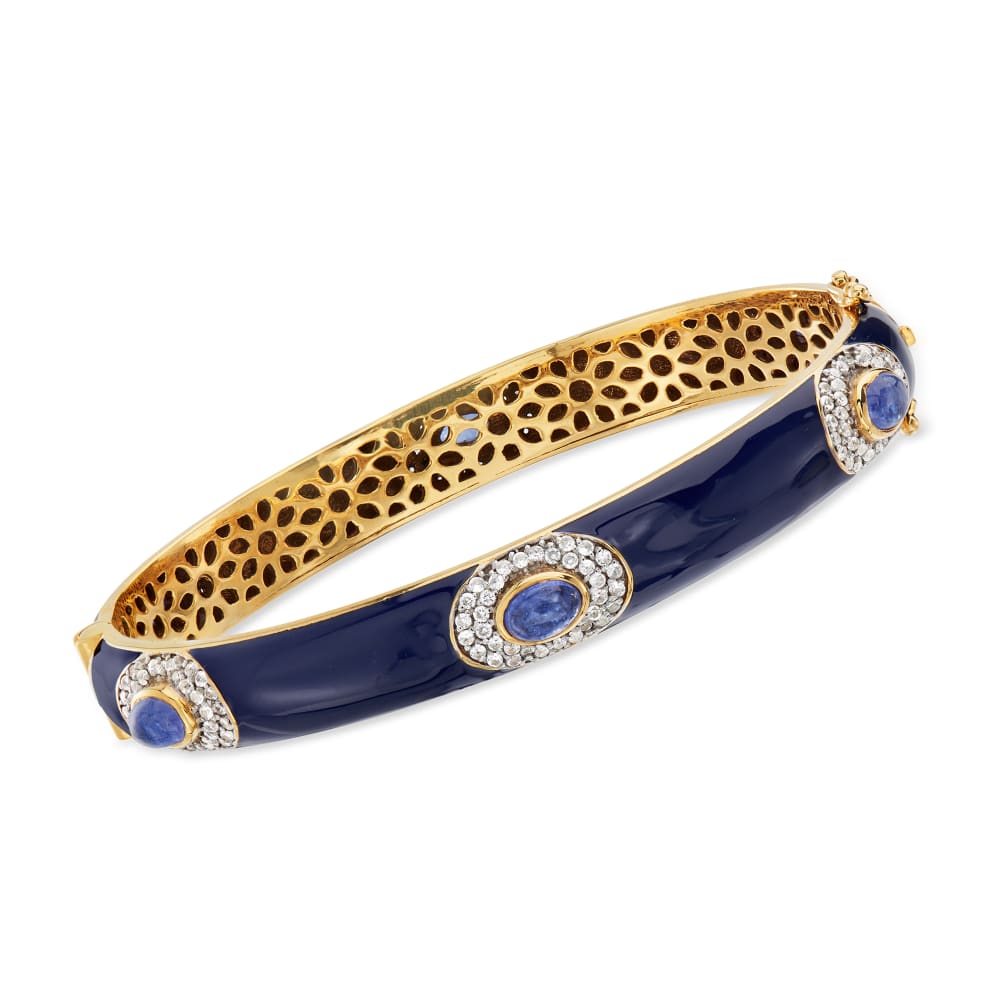18Kt White Gold 2.50 ct Tanzanite Bracelet with Diamonds – SOSNA Gems &  Jewellery