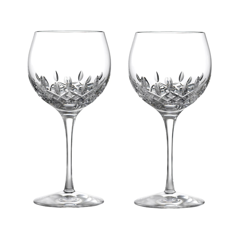 Waterford Lismore Balloon Wine Glass Set of 2