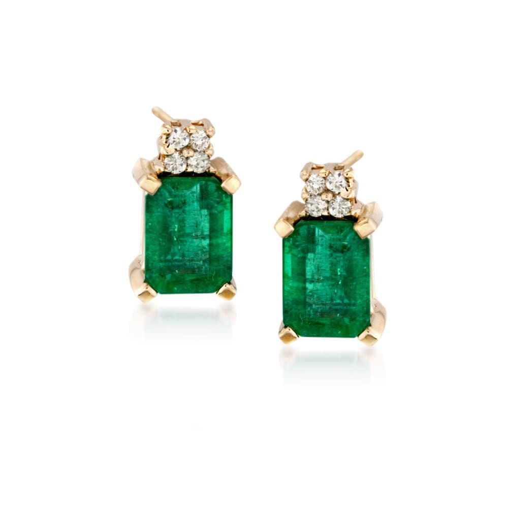 Ross simons emerald earrings sale