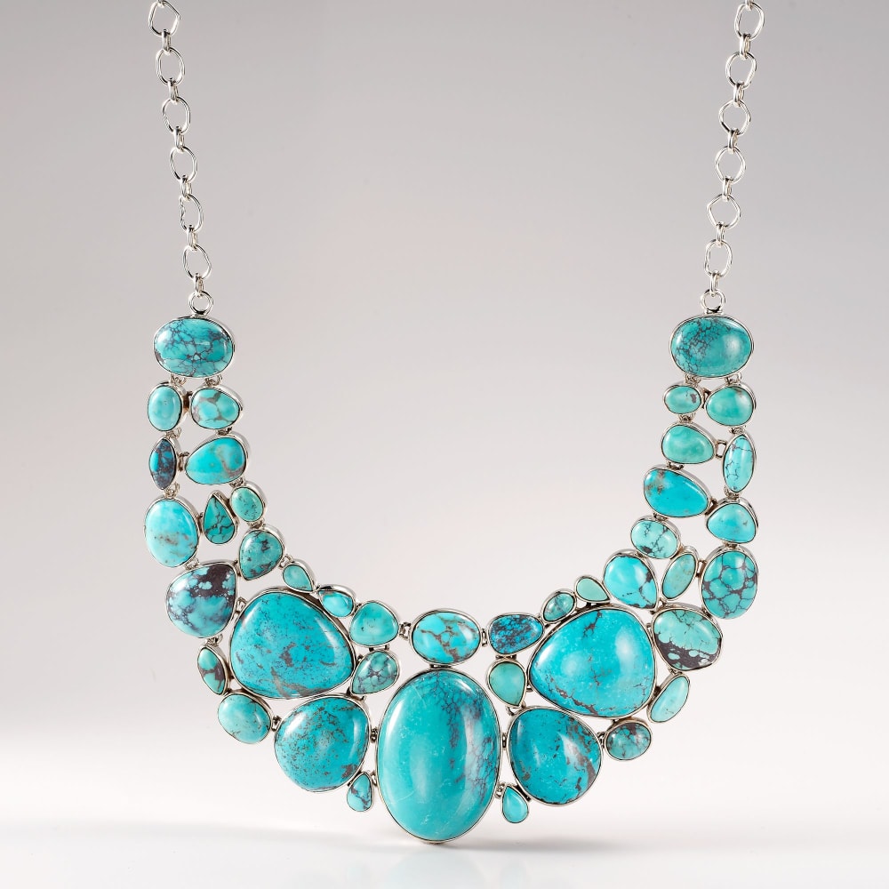 The Baja Turquoise Necklace | Calli Co Silver | Fort Worth, TX – Calli Co.  Silver