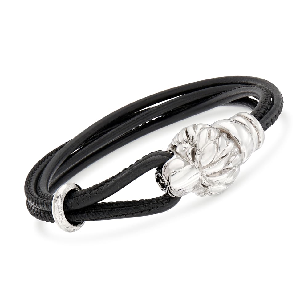 Zancan silver curb chain bracelet with lion head closure.