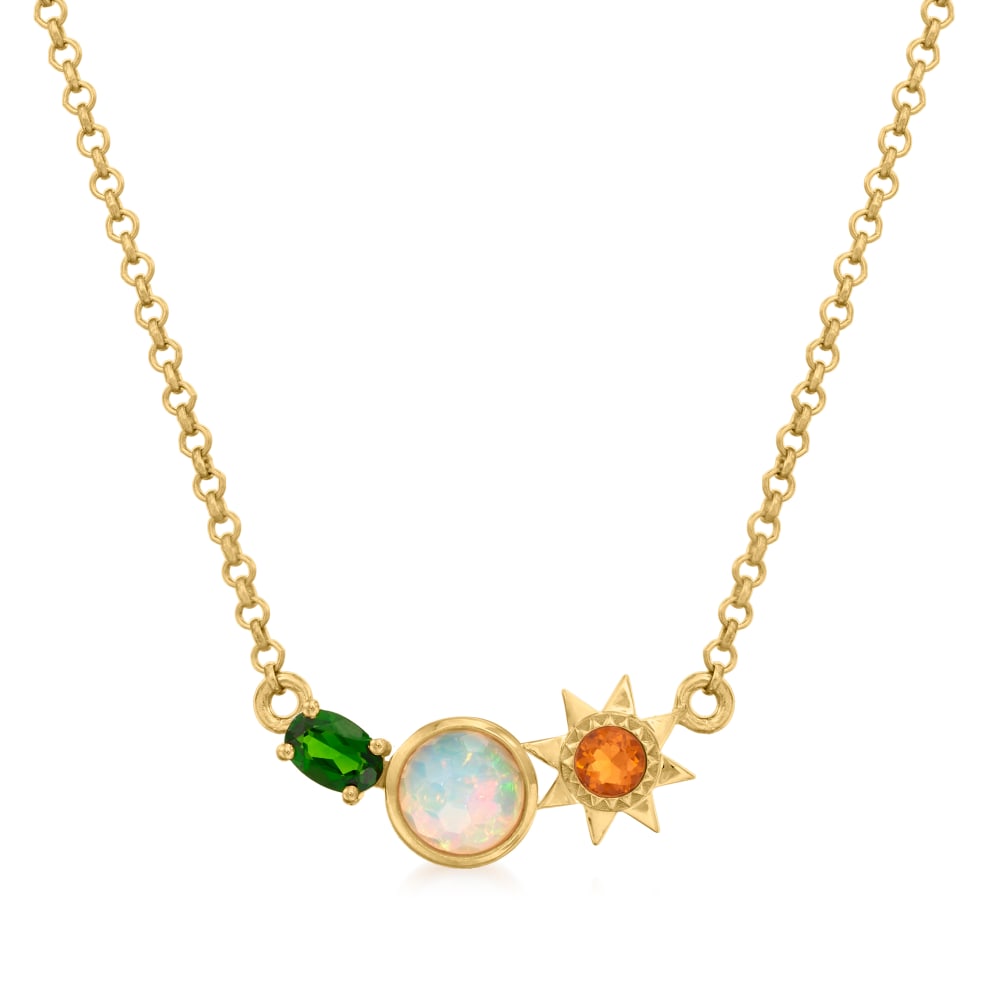 Opal Sun Necklace - AlphaVariable