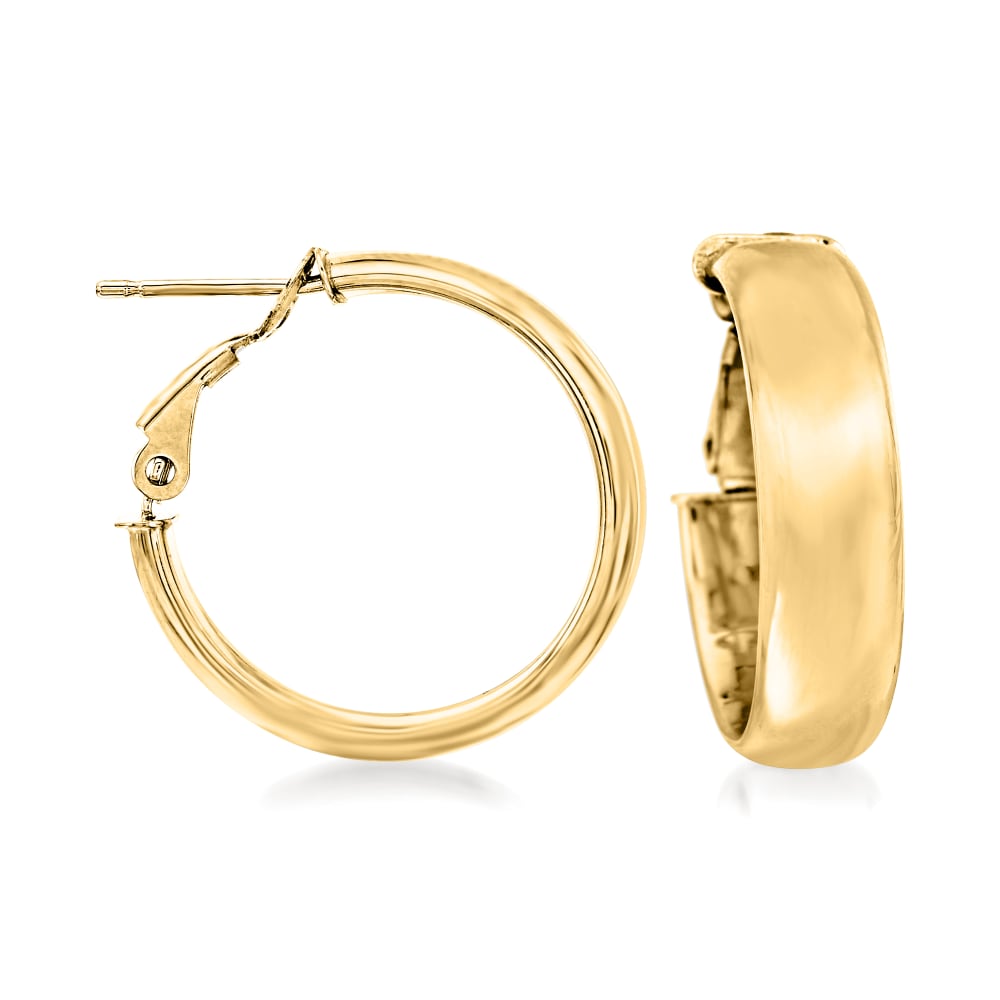 Ross simons 14k shop gold hoop earrings
