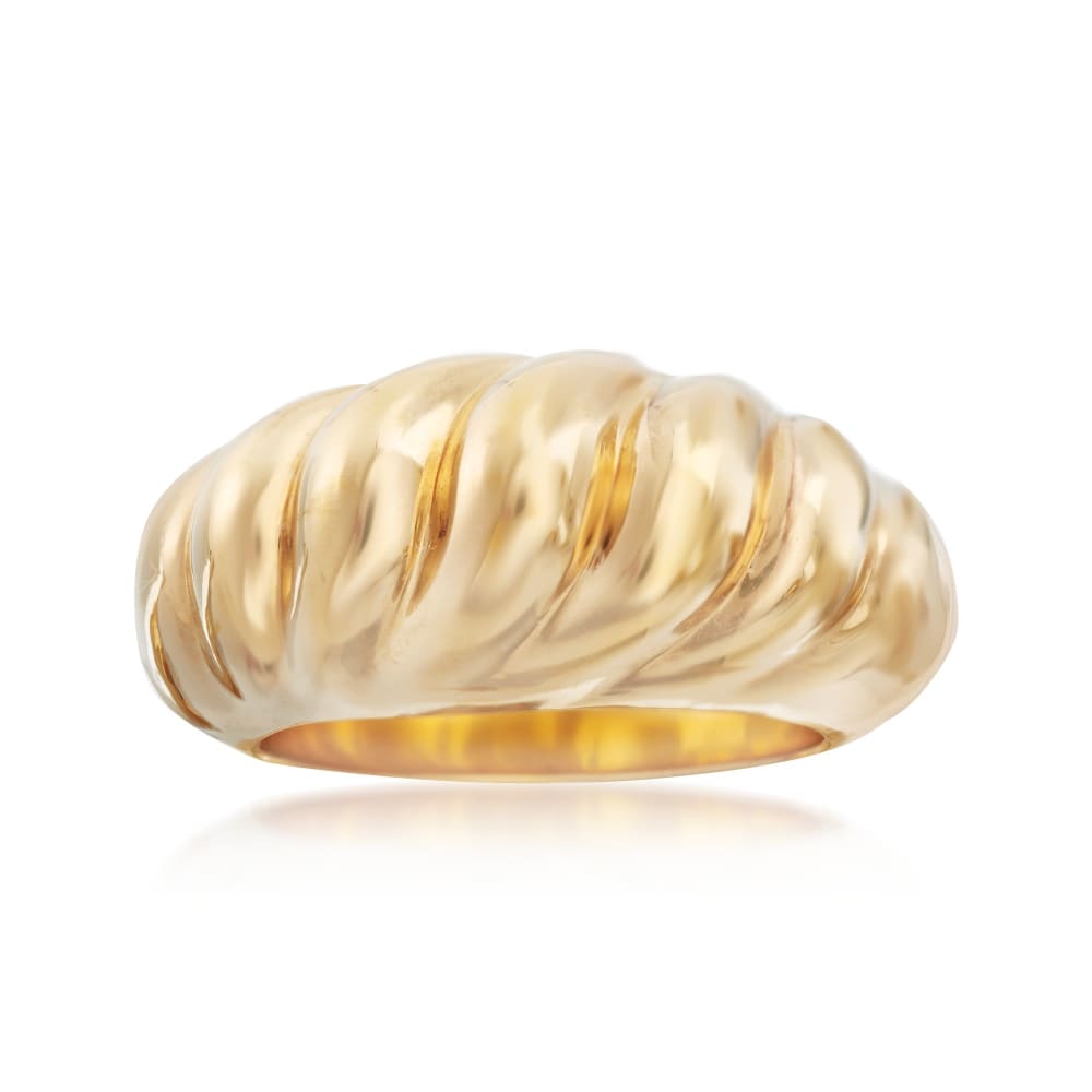 Gold shrimp outlet ring