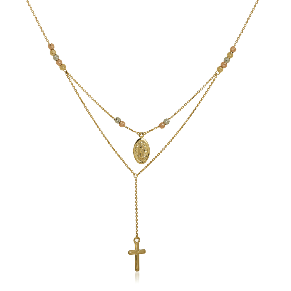 80 ct. t.w. Amethyst Cross Pendant Necklace in Sterling Silver. 18