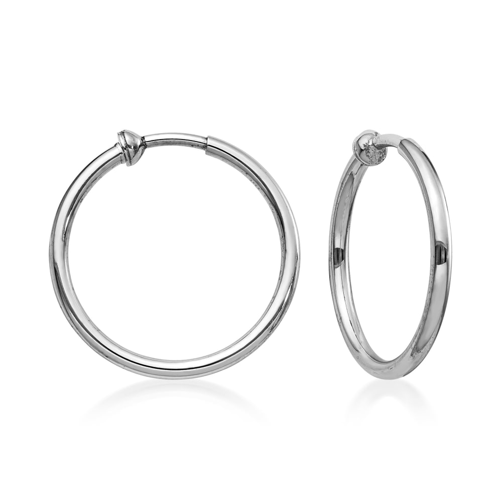 Ross simons silver shop hoop earrings