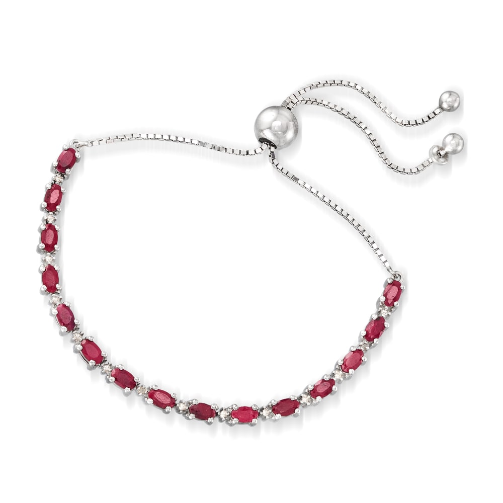 Ruby bolo bracelet on sale