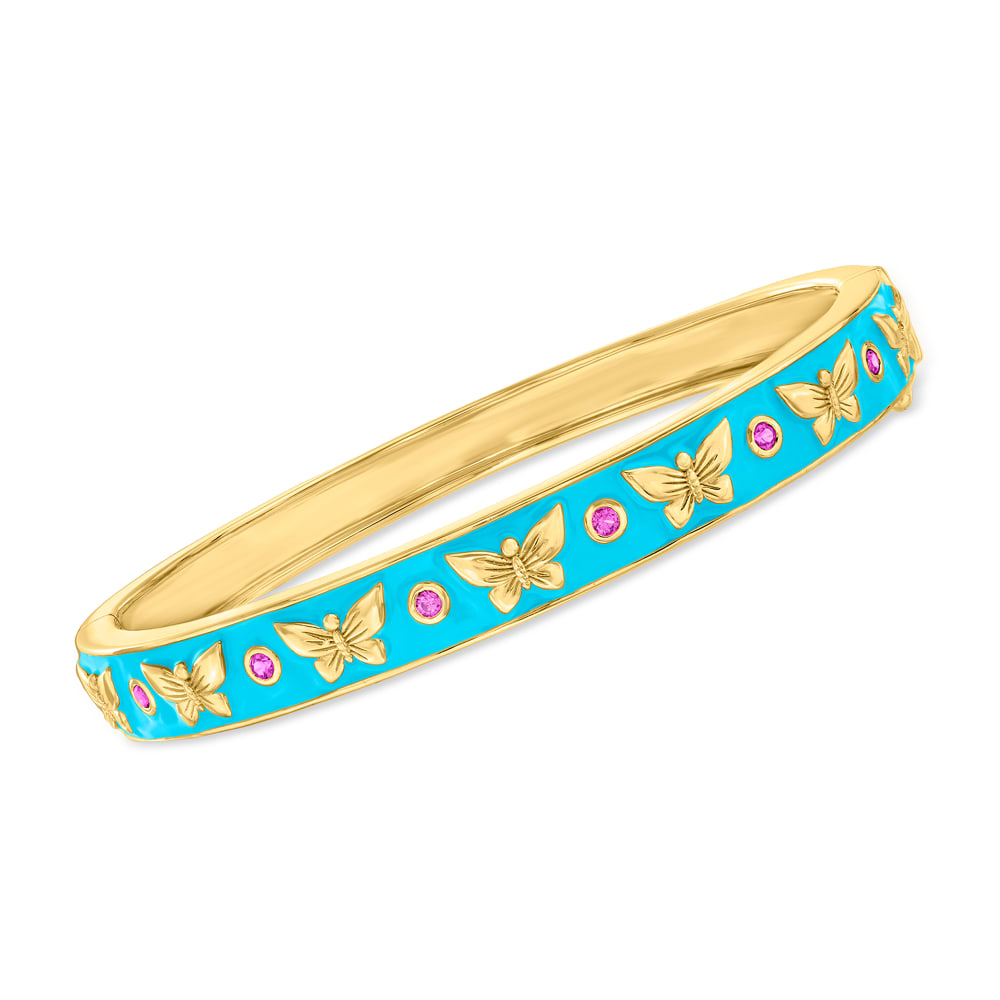 Blue hot sale enamel bracelet