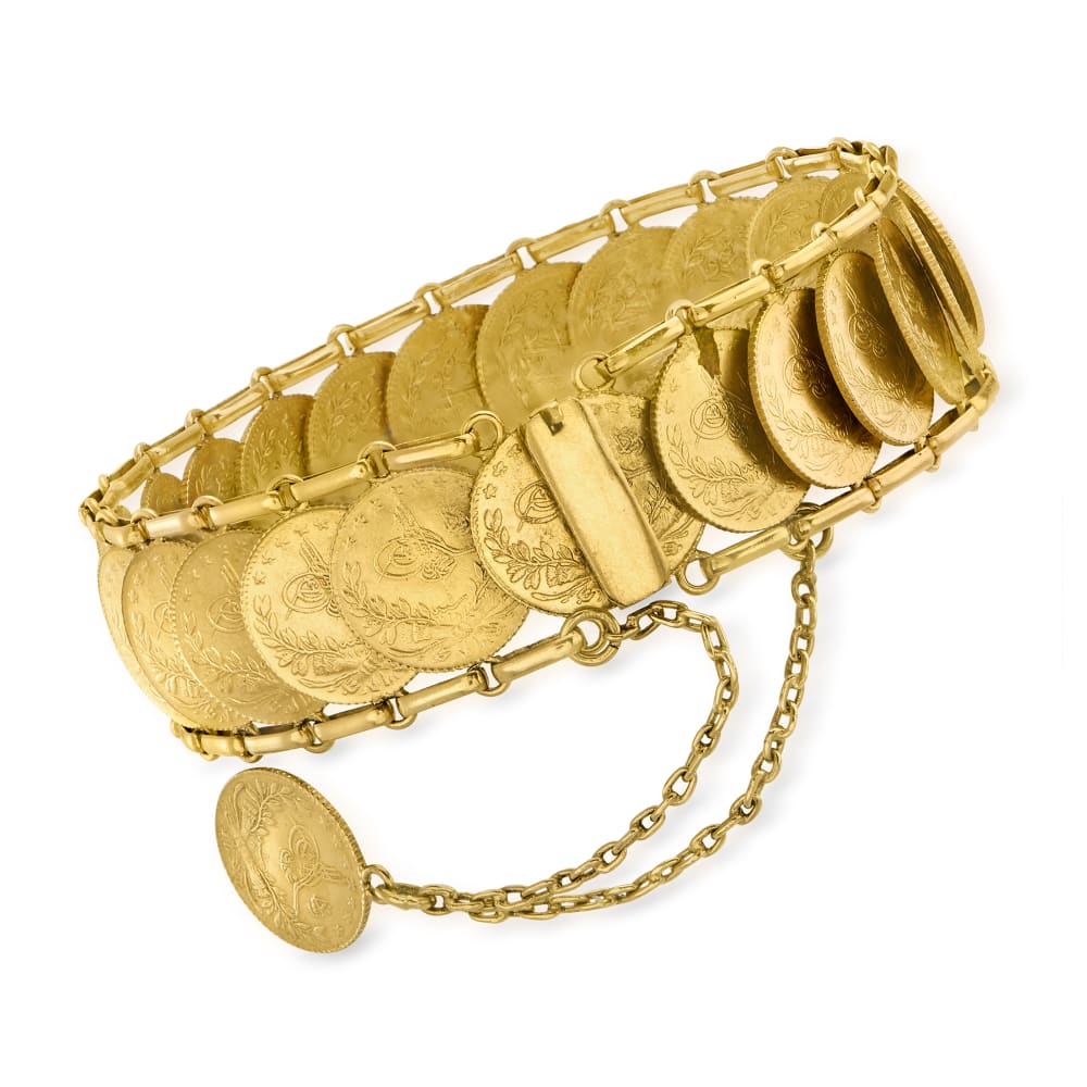 Arabic coin cheap bracelet