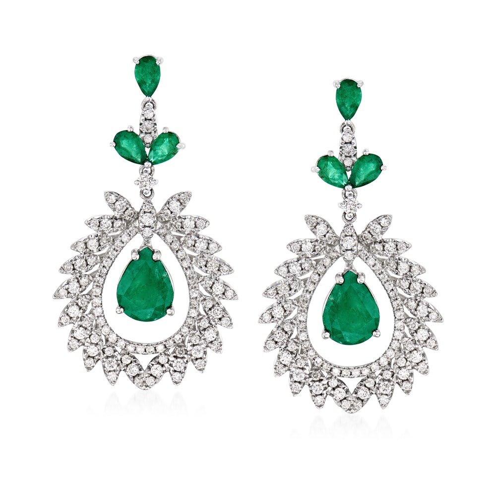 Ross simons emerald earrings sale